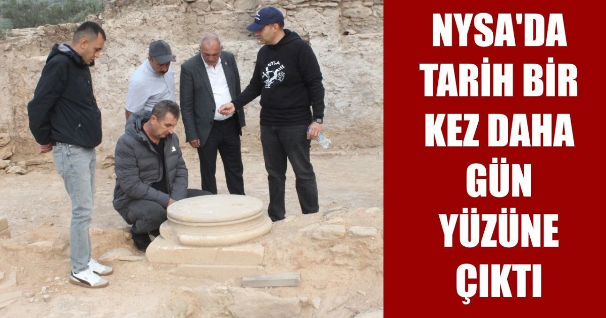 Nysa'da tarih bir kez daha gün yüzüne çıktı