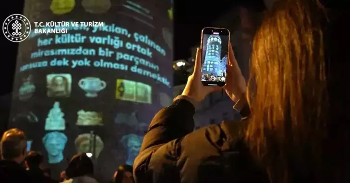Galata Kulesi'nde kültür varlığı kaçakçılığına karşı farkındalık mesajı