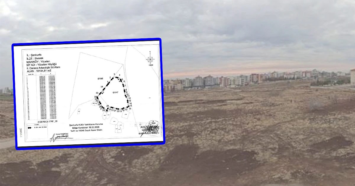 Yücelen Mound in Siverek Registered as a New Archaeological Site