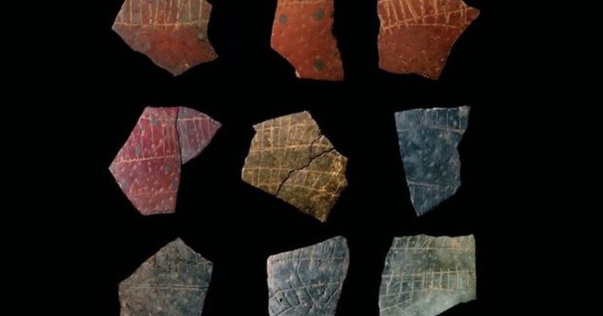 Geometry 60,000 Years Ago: Abstract Patterns on Ostrich Eggshells