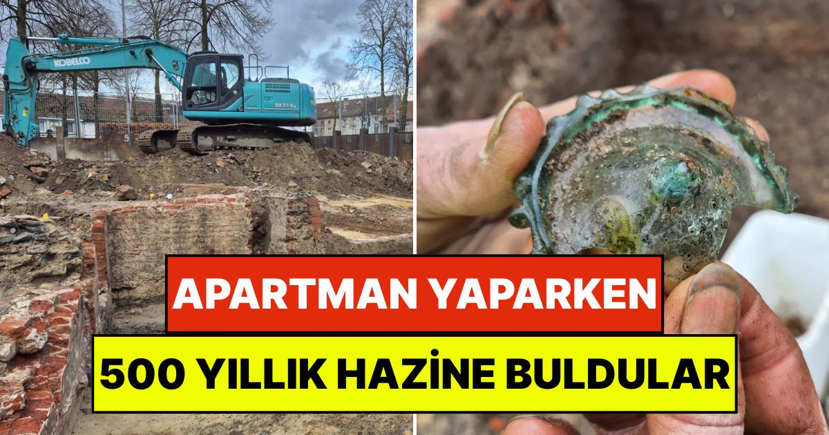 Gent’te Apartman Kazısı, 500 Yıllık Kaleyi Ortaya Çıkardı