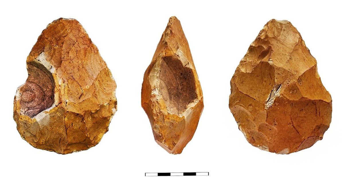 Homo erectus, el baltaları için fosil ve kristal içeren taşları seçmiş olabilir