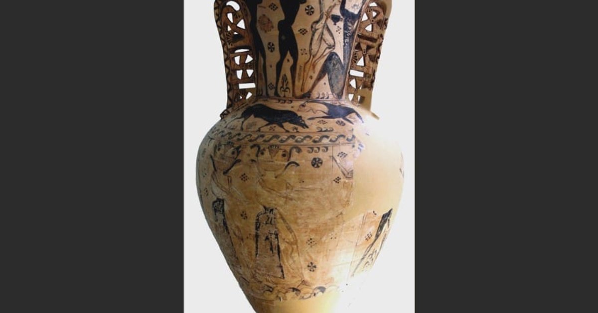 Eleusis Amphorası: 2.600 Yıl Önce Ölen Çocuğun Anıt Mezarı
