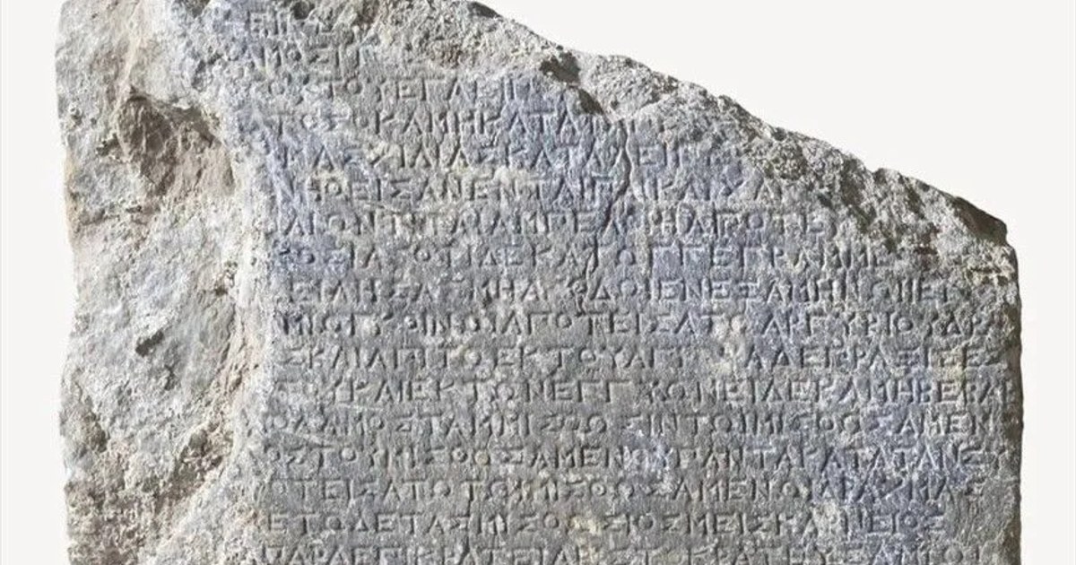 Amos Antik Kenti'nde 2.200 yıllık kira sözleşmesi bulundu