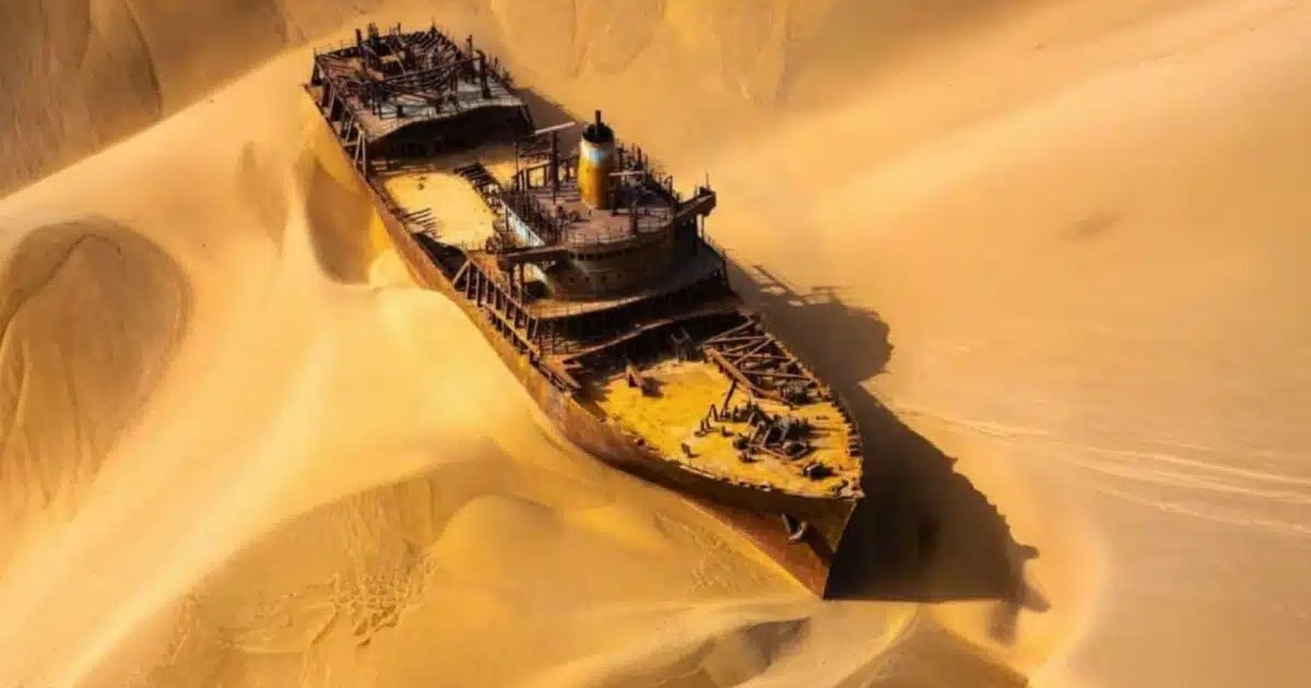 500-Year-Old Portuguese Ship Discovered in Namibian Desert While Prospecting for Diamonds