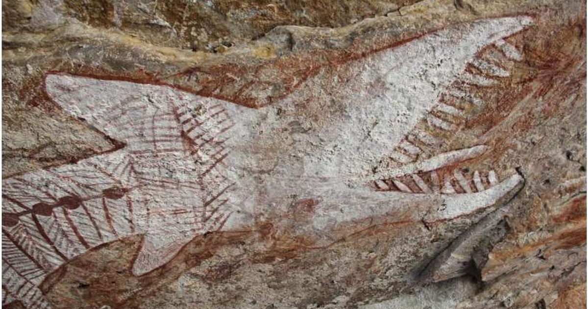 Australien: Riesige mythische Schlangenmalerei aus der Kolonialzeit entdeckt