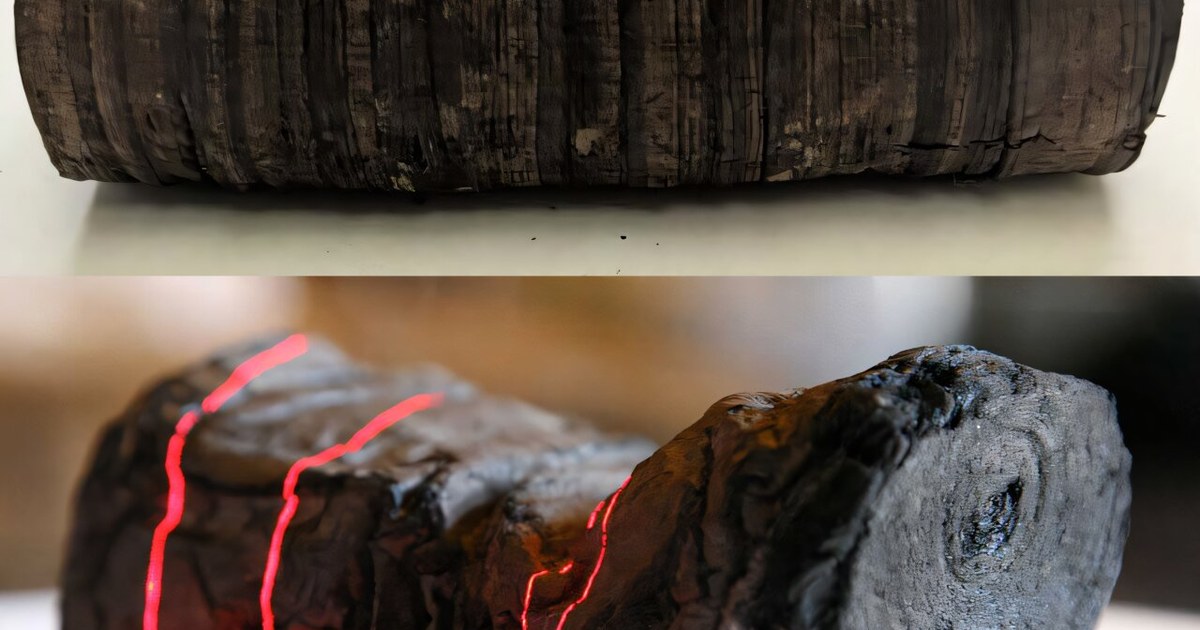 Pour déchiffrer les papyrus carbonisés du Vésuve, des scientifiques ont brûlé leurs propres parchemins